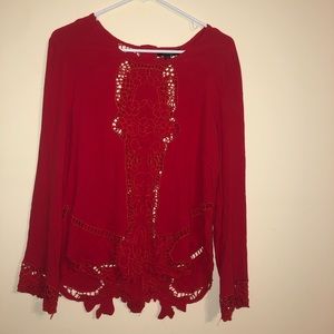 NWOT Red Blouse
